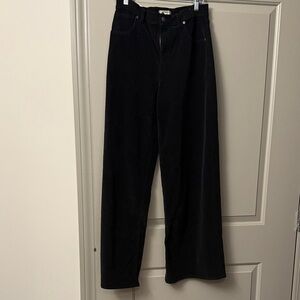 Madewell Dark Wide Leg Jeans